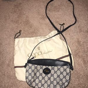 Gucci long strap bag